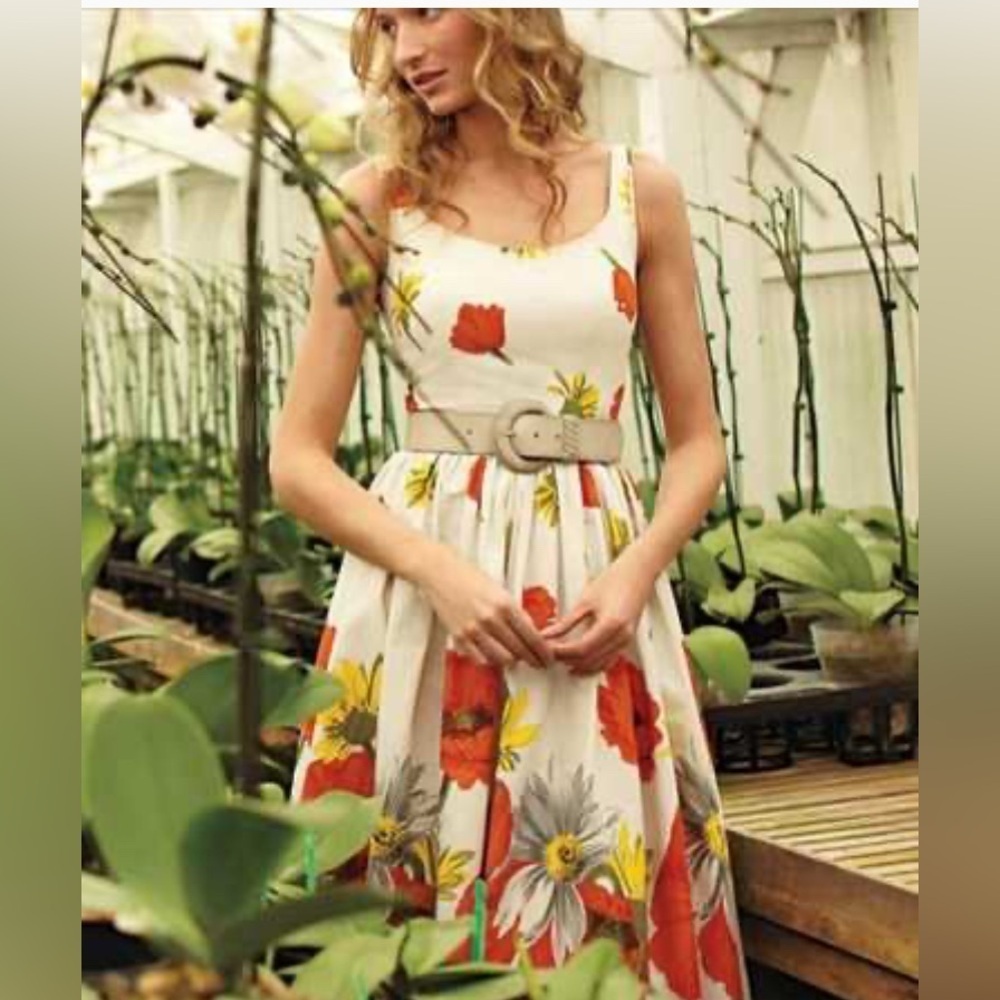 Anthropology Moulinette Soeurs Flower Dress with pockets (0)